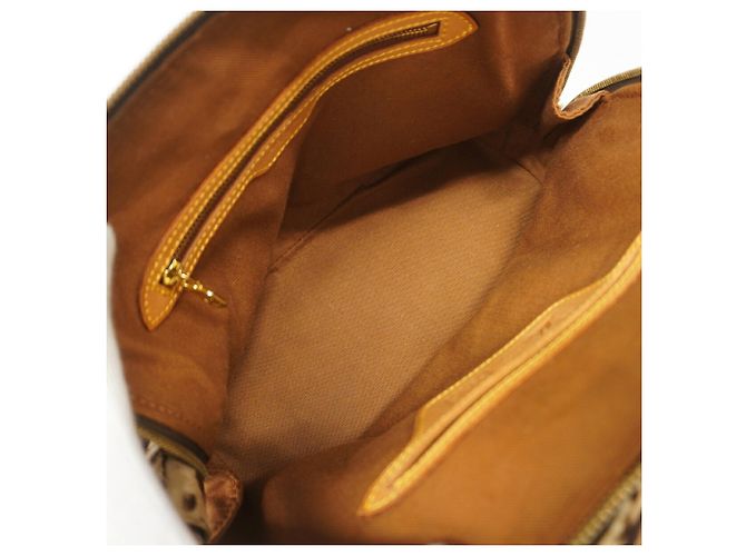 Borsa Louis Vuitton Alma Monogram Leopard Marrone - vista 4