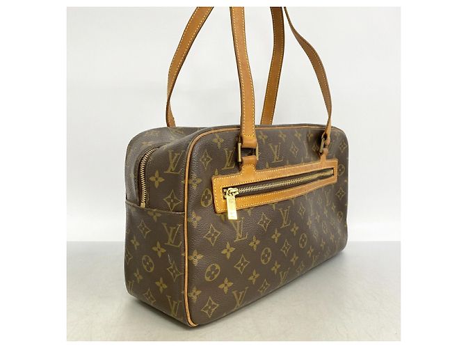 Borsa a tracolla Louis Vuitton Monogram Cite GM Marrone - vista 2