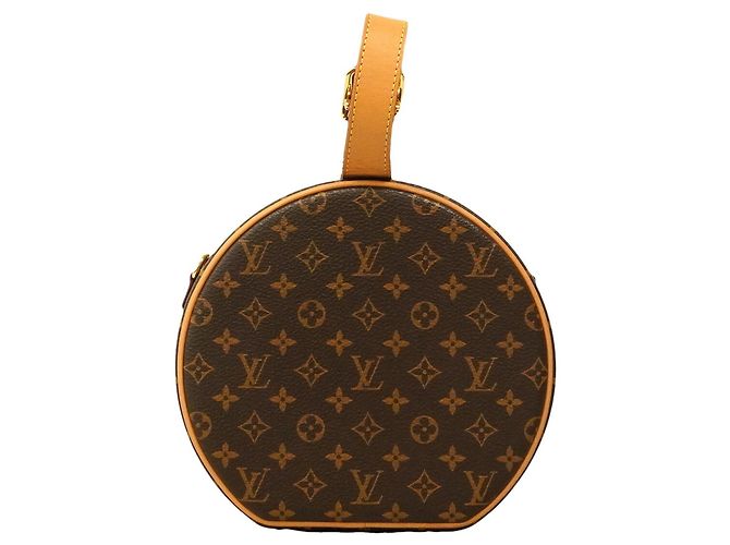 Borsa a tracolla Louis Vuitton Monogram Petite Boite Chapeau Marrone - vista 11