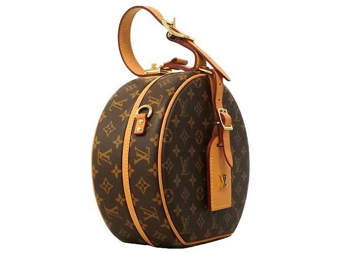 Borsa a tracolla Louis Vuitton Monogram Petite Boite Chapeau Marrone - vista 2