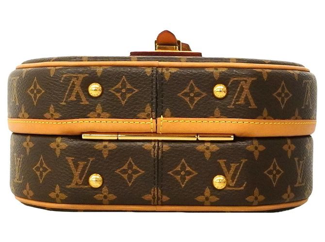 Borsa a tracolla Louis Vuitton Monogram Petite Boite Chapeau Marrone - vista 3