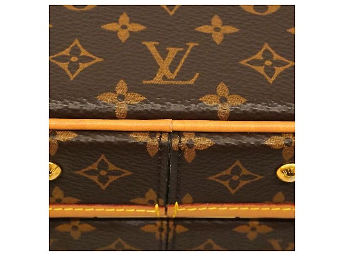 Borsa a tracolla Louis Vuitton Monogram Petite Boite Chapeau Marrone - vista 6