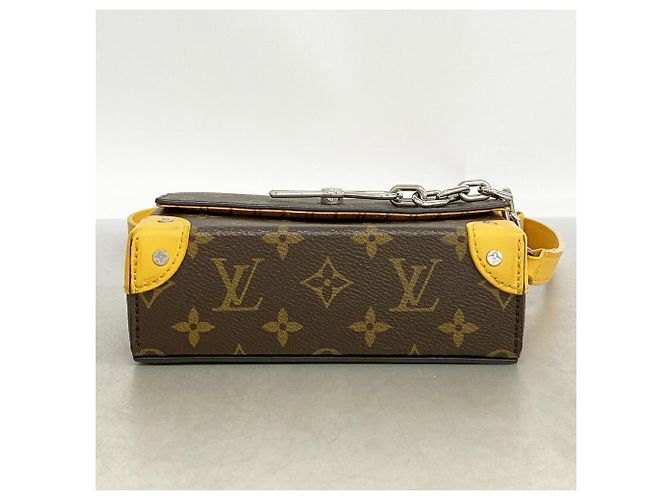 Borsa a tracolla Louis Vuitton Monogram Macassar Marrone - vista 3