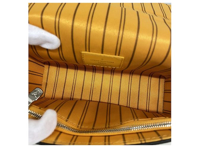 Borsa a tracolla Louis Vuitton Monogram Macassar Marrone - vista 4