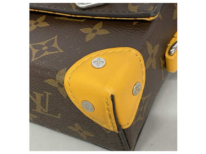 Borsa a tracolla Louis Vuitton Monogram Macassar Marrone - vista 6