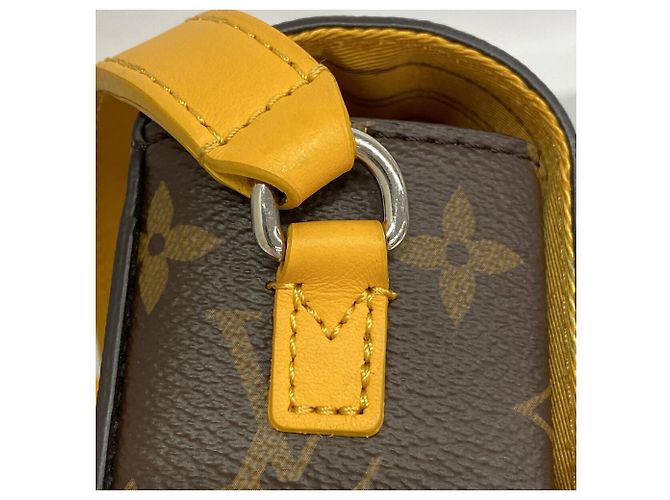 Borsa a tracolla Louis Vuitton Monogram Macassar Marrone - vista 8