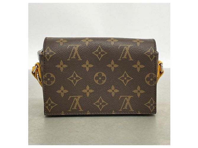 Borsa a tracolla Louis Vuitton Monogram Macassar Marrone - vista 9