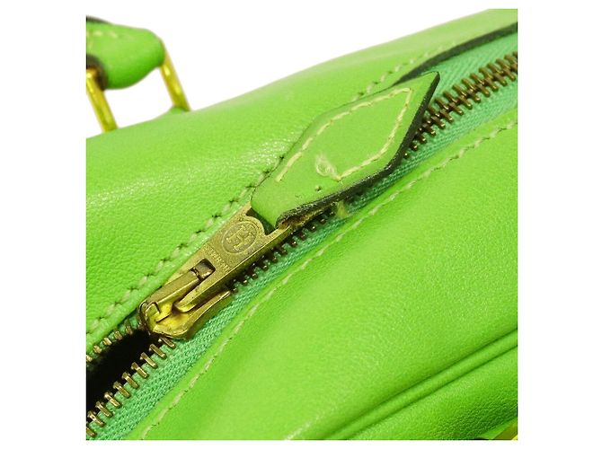 Hermès Borsa Hermes Mini Plume 20 in Green Apple Verde - vista 10