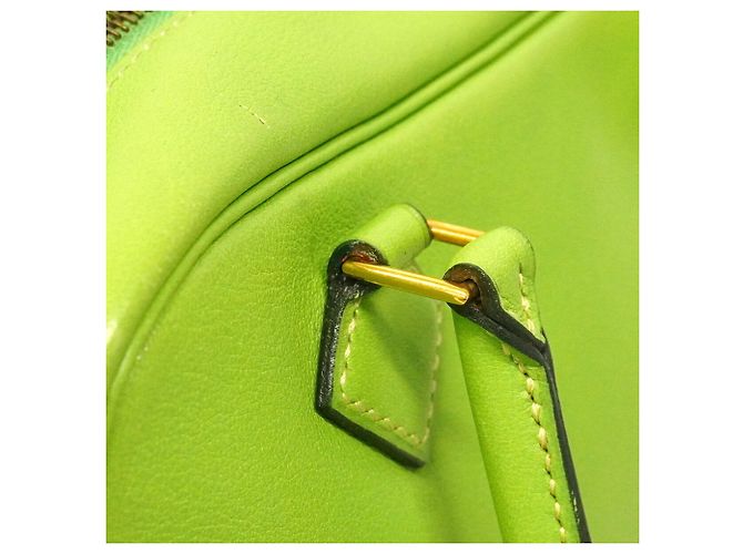 Hermès Borsa Hermes Mini Plume 20 in Green Apple Verde - vista 8