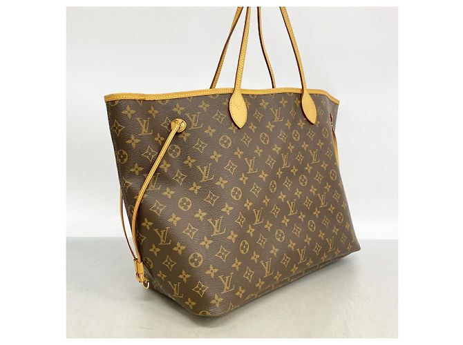 Borsa Tote Louis Vuitton Monogram Neverfull GM Marrone - vista 2