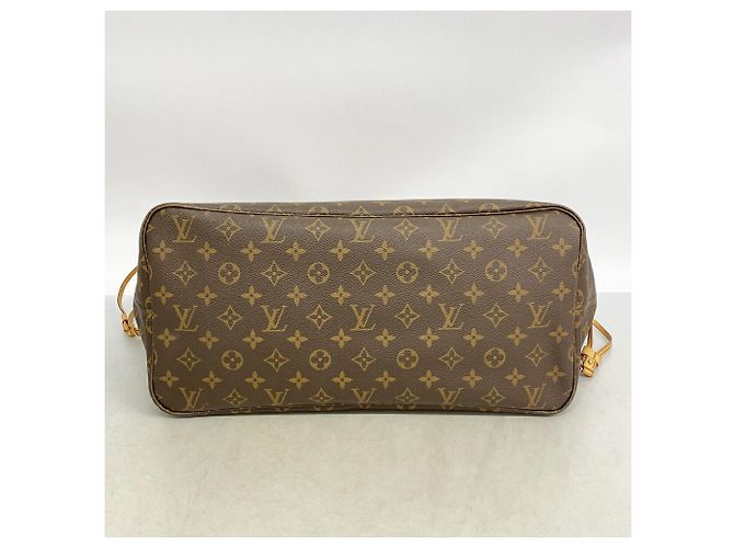 Borsa Tote Louis Vuitton Monogram Neverfull GM Marrone - vista 3