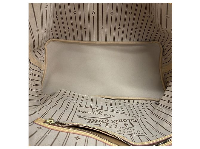 Borsa Tote Louis Vuitton Monogram Neverfull GM Marrone - vista 4