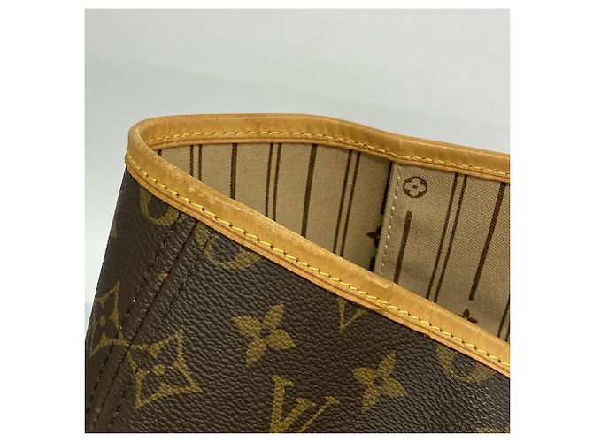 Borsa Tote Louis Vuitton Monogram Neverfull GM Marrone - vista 7