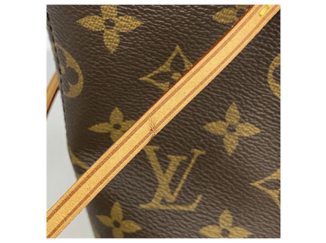 Borsa Tote Louis Vuitton Monogram Neverfull GM Marrone - vista 9