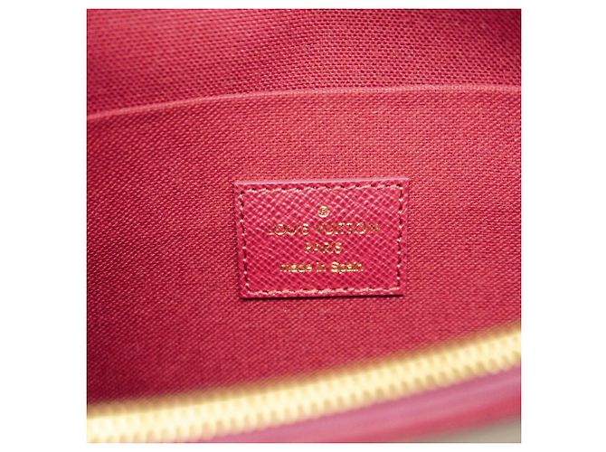 Louis Vuitton Monogram Pochette Felicie Wallet/Shoulder Wallet Fuschia - vista 5