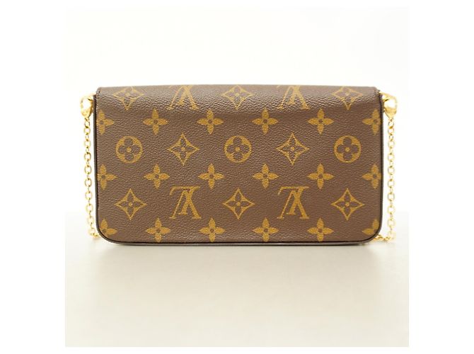 Louis Vuitton Monogram Pochette Felicie Wallet/Shoulder Wallet Fuschia - vista 7