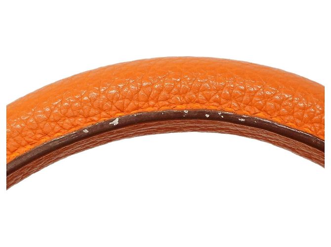 Hermès Borsa Hermes Kelly 32 Togo Arancione - vista 7