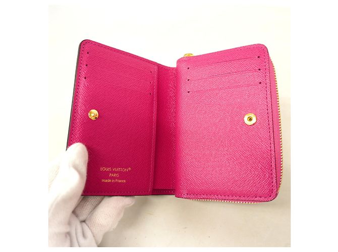 Louis Vuitton Monogram Perfo Portefeuille Lou Wallet Rosa - vista 3