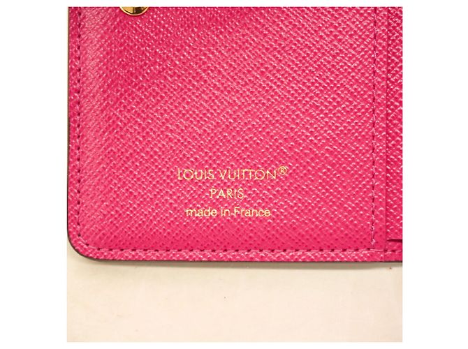 Louis Vuitton Monogram Perfo Portefeuille Lou Wallet Rosa - vista 4
