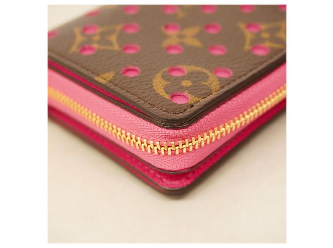 Louis Vuitton Monogram Perfo Portefeuille Lou Wallet Rosa - vista 5