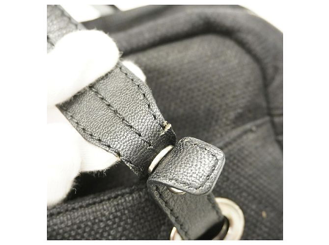 Borsa Tote Chanel Paris Biarritz in Tweed Nero - vista 6