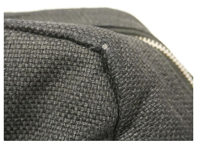 Borsa Tote Chanel Paris Biarritz in Tweed Nero - vista 8