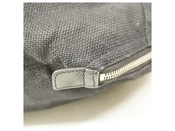 Borsa Tote Chanel Paris Biarritz in Tweed Nero - vista 9