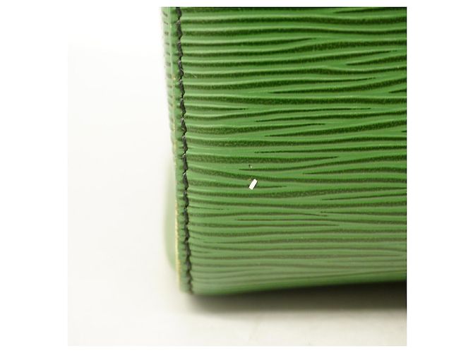 Borsa Louis Vuitton Epi Speedy 35 in Borneo Green - vista 12