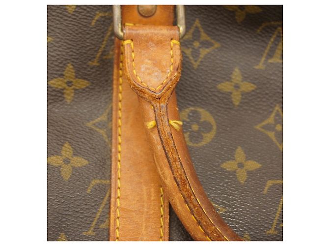 Borsa Boston Louis Vuitton Monogram Keepall 55 Marrone - vista 10