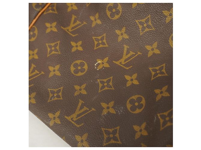 Borsa Boston Louis Vuitton Monogram Keepall 55 Marrone - vista 11