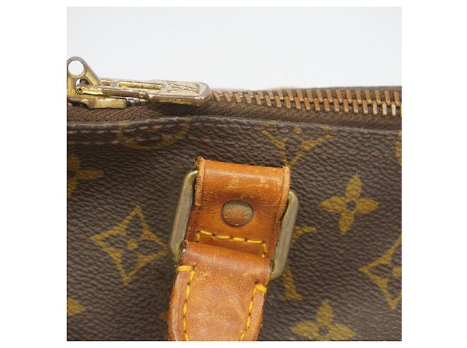 Borsa Boston Louis Vuitton Monogram Keepall 55 Marrone - vista 13