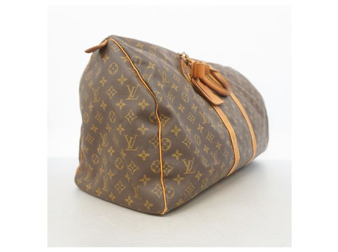 Borsa Boston Louis Vuitton Monogram Keepall 55 Marrone - vista 2