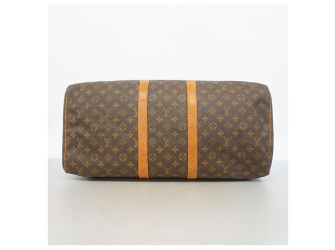 Borsa Boston Louis Vuitton Monogram Keepall 55 Marrone - vista 3