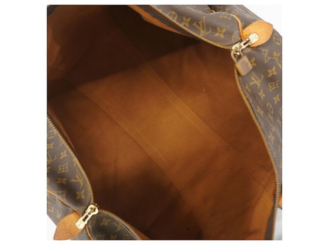Borsa Boston Louis Vuitton Monogram Keepall 55 Marrone - vista 4
