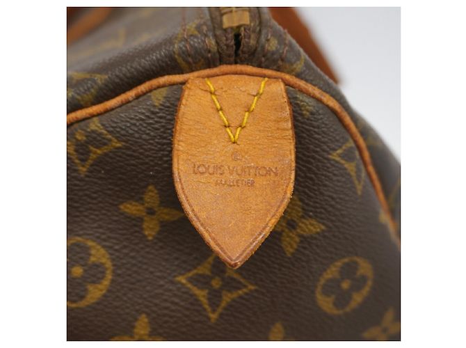 Borsa Boston Louis Vuitton Monogram Keepall 55 Marrone - vista 5