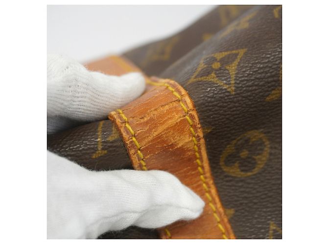 Borsa Boston Louis Vuitton Monogram Keepall 55 Marrone - vista 7