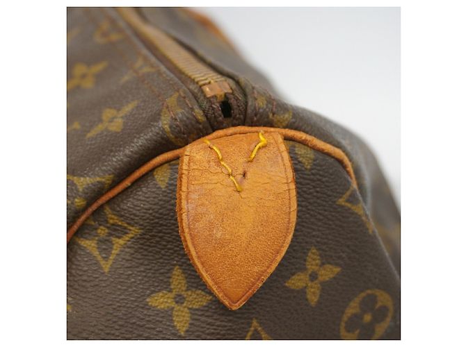 Borsa Boston Louis Vuitton Monogram Keepall 55 Marrone - vista 8