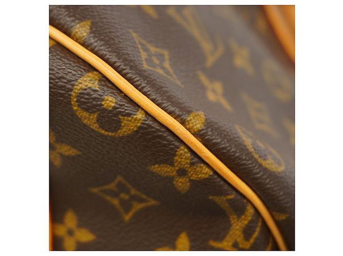 mala Louis Vuitton Monogram Keepall Bandoulière 50 Marrom - vista 11