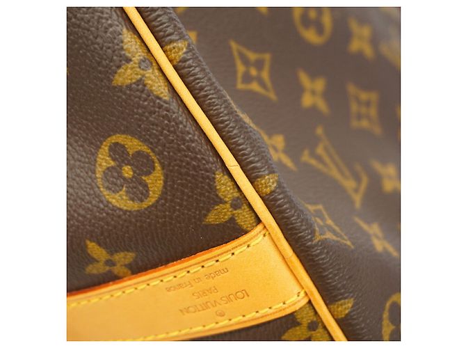 mala Louis Vuitton Monogram Keepall Bandoulière 50 Marrom - vista 6