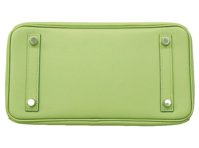 Hermès Bolsa Hermes Birkin 25 em couro Swift Verde - vista 3