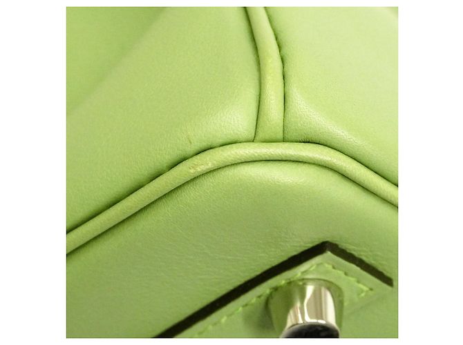 Hermès Bolsa Hermes Birkin 25 em couro Swift Verde - vista 6
