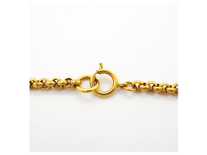 Collana Chanel placcata in oro con motivo a cuore D'oro - vista 4