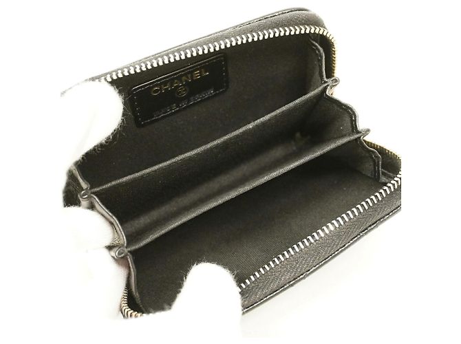 Chanel Matelassé Caviar Leather Coin Case - view 3