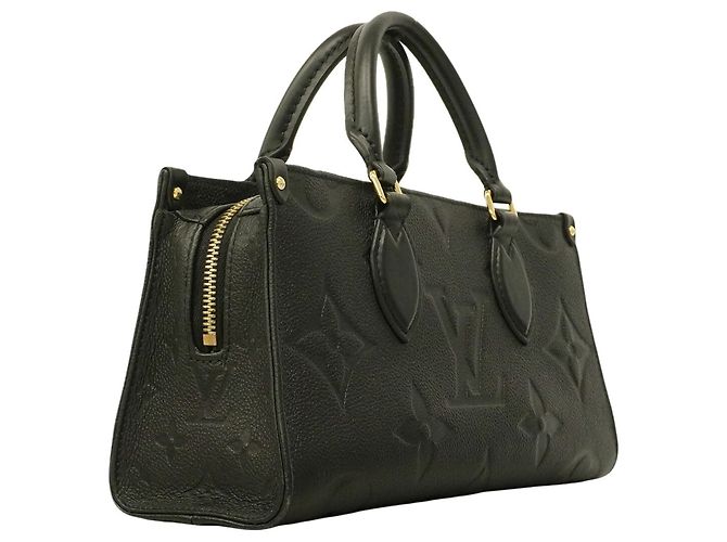 Borsa Louis Vuitton Monogram Empreinte OnTheGo EW Nero - vista 2
