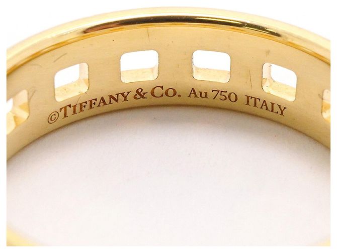 Anello largo Tiffany & Co. T True in oro giallo 18K - vista 4