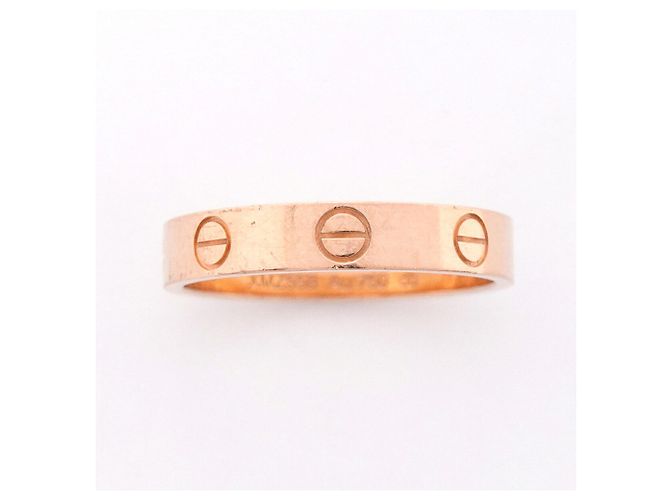 Anello Mini Love Cartier in oro rosa 18K - vista 2