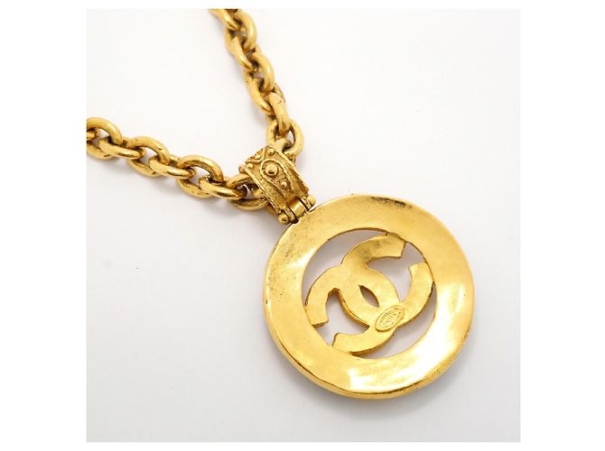 Collana Chanel placcata oro con pietre colorate Rosso D'oro Verde - vista 2