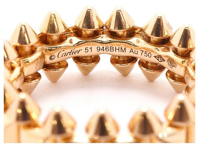 Anello Cartier Crush in oro rosa 18K - vista 4