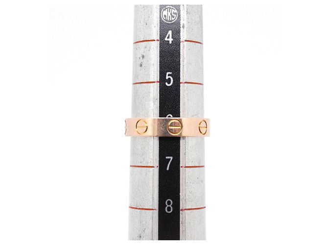 Anello Cartier Mini Love in oro rosa 18K - vista 5