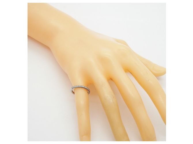 Anello Tiffany & Co. Soleste Half Eternity in Platino e Diamanti - vista 6